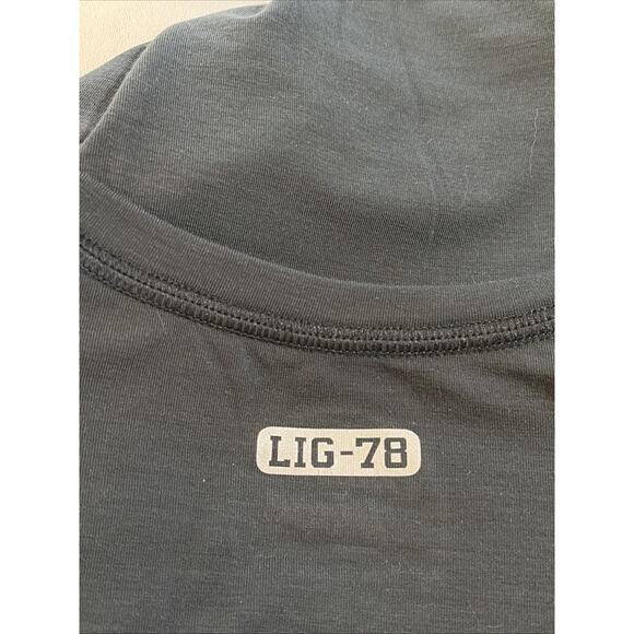 Good Move Life is Good Gray Vneck Performance Bike Cycling Graphic Tee Shirt L - Picture 6 of 6